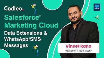 Salesforce Marketing Cloud Training | Data Extension & WhatsApp/SMS Messages | Easy tutorial on SFMC