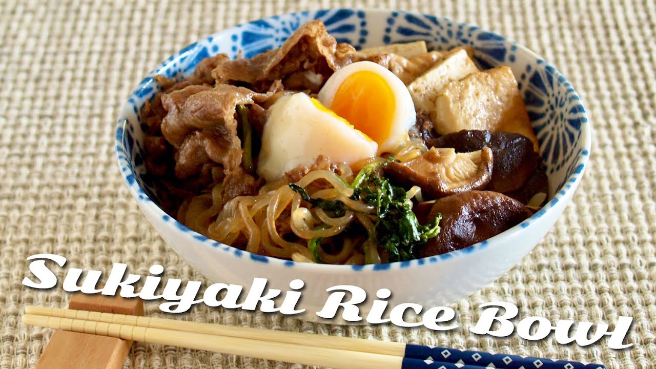How to Make Beef Sukiyaki Rice Bowl (Recipe) | OCHIKERON | Create Eat Happy :) | ochikeron