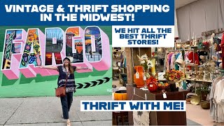 WE THRIFTED UNTIL THEY CLOSED THE TOWN DOWN! Thrift With Us! Vintage & Thrifting Fargo, North Dakota