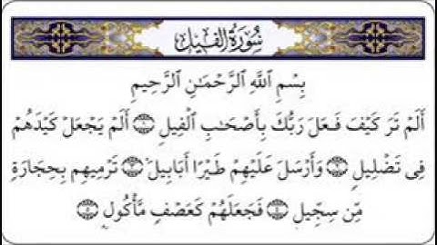 وليد النائحي - سورة الفيل sorat al-feal