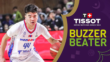 Bolor Erdene | 🚨 TISSOT Buzzer Beater | MGL v JPN | FIBA Asia Cup 2025 Qualifiers