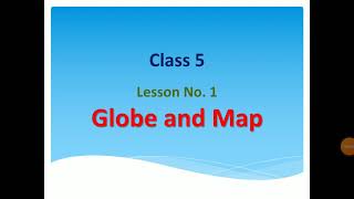 CBSE Class 5 Social Science Lesson 1 Globe and Map
