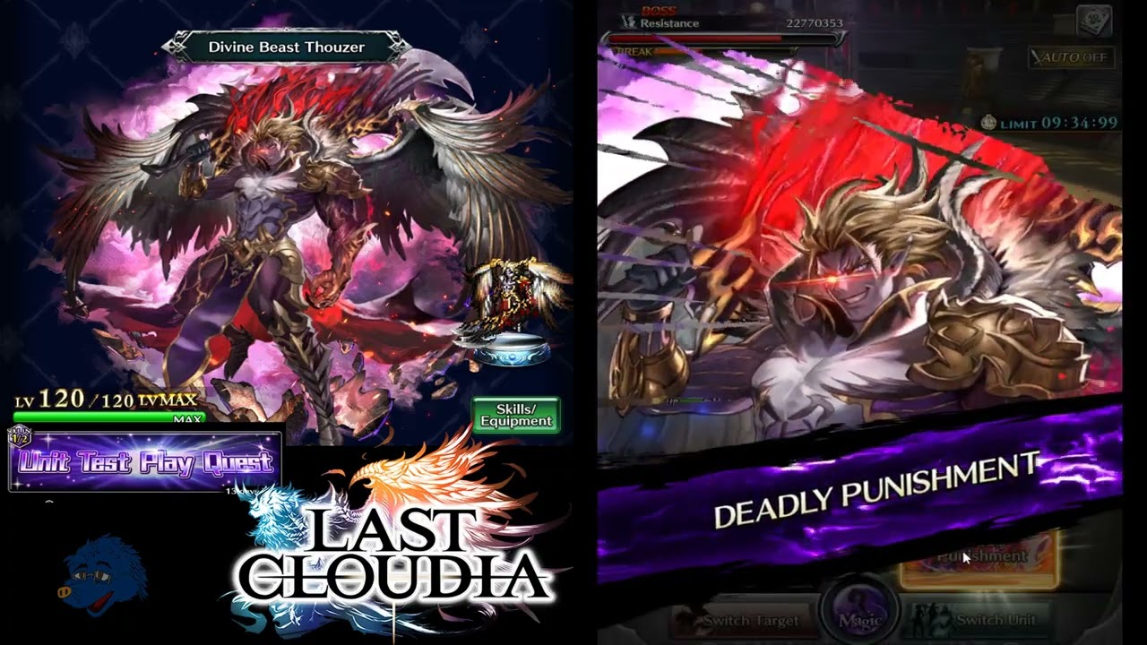 Last Cloudia - Divine Beast Thouzer: Play Test