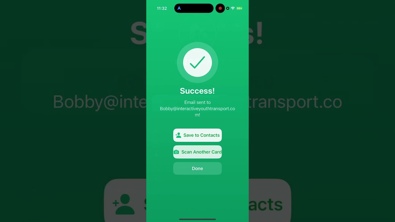 BizScan Card Suite AI - OAuth Demo.        Demo video for Google OAuth verification