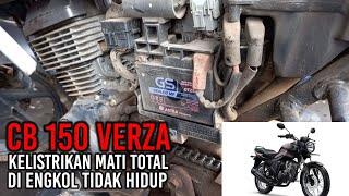 HONDA CB 150 VERZA KELISTRIKAN MATI TOTAL | Penyebab Honda Cb 150 Verza Kelistrikan Mati Total Resimi