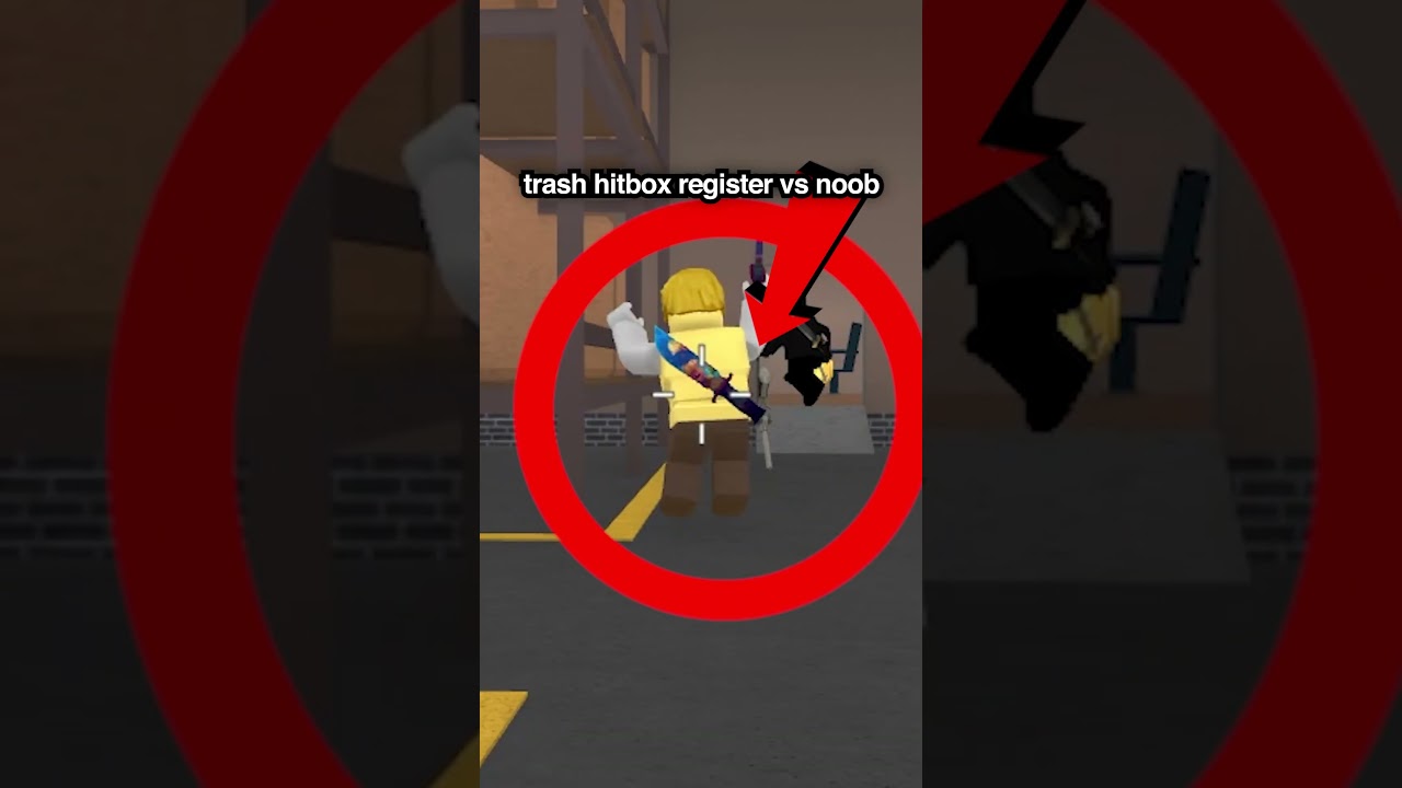 The worst hitbox ever in roblox