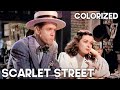 Scarlet street  colorized  edward g robinson  film noir  drama