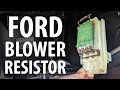Ford dash fan blower resistor pack &amp; strange air-con behavior