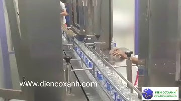 Dây chuyền chiết rót nước uống tự động, năng suất 1200 chai/giờ