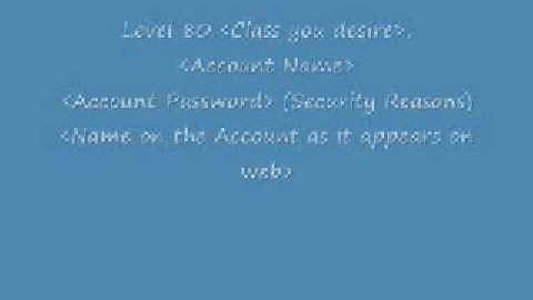 WoW Free Character Retrieval = free level 80!!!