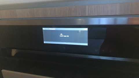 Miele steam combination oven error F10
