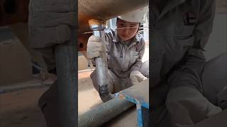 Boiler pipe welding process#shorts Boiler pipe welding process#shorts