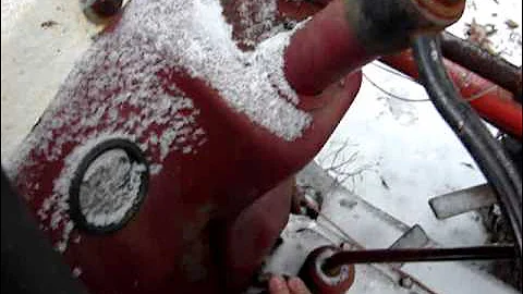 1948 8n Ford Cold Start - December 31, 2009