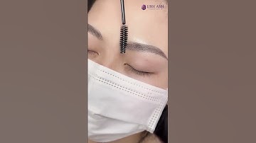 Thay đổi bất ngờ sau khi điêu khắc chân mày | Thẩm Mỹ Linh Anh #shorts