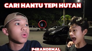 AKU,AIMAN & ADAM CARI HANTU TEPI HUTAN😥JUMPA BETUL 😱
