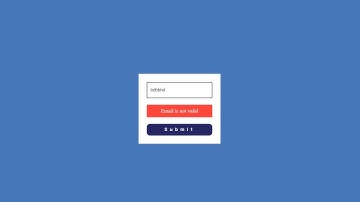 Email Validation using JavaScript CSS and HTML.