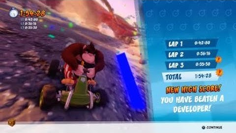 CTRNF Out of Time developer time trial with drift engine