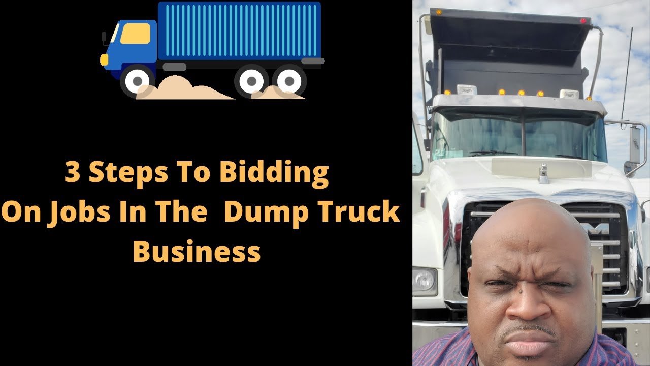 3 Steps to Bidding on Dump Truck Jobs. bid dumptruckjobs work YouTube