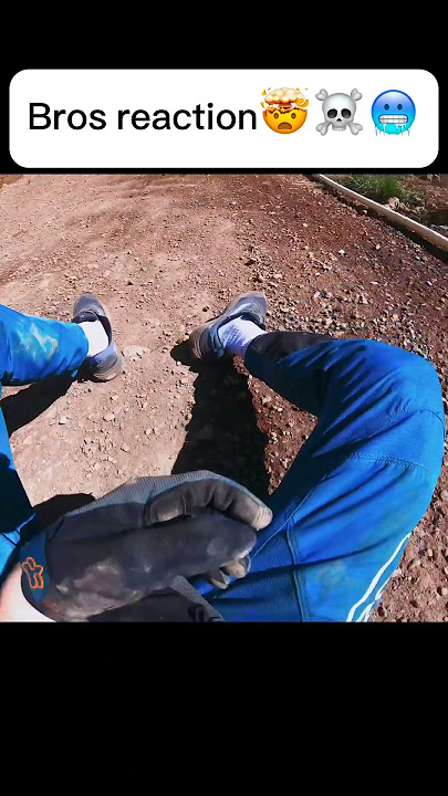 How I broke both my wrists #mtb #fail #shorts
