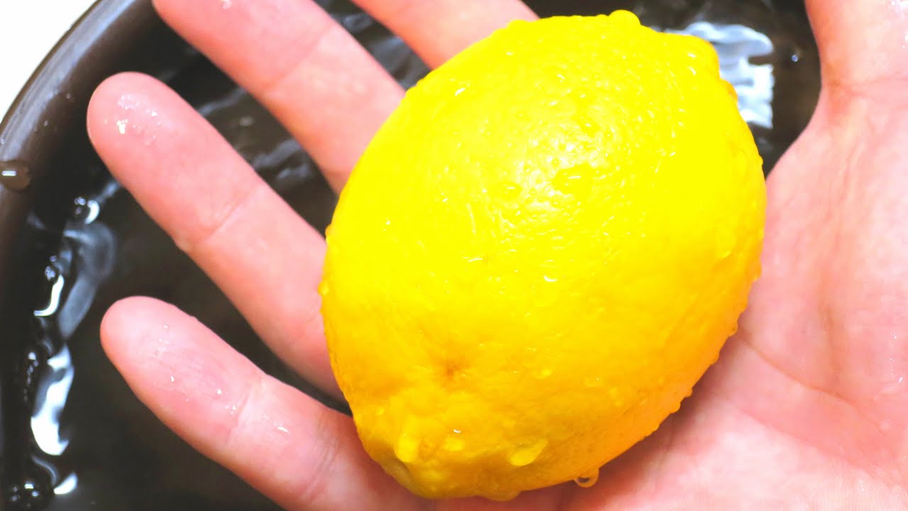 レモンの洗い方 How To Wash The Lemon パンダワンタン Withme Youtube