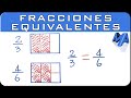 Fracciones equivalentes | Explicación gráfica y numérica