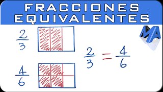 Fracciones equivalentes | Explicación gráfica y numérica