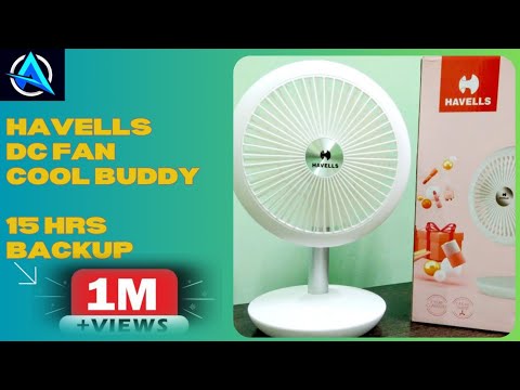 Havells Cool Buddy Personal Fan | Unboxing & Reviews | DC Fan | Rechargeable Fan | 15 Hrs Backup