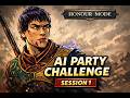 The AI Party Challenge Session 1 | A man needs a name