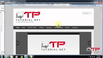 QTP tutorial-1.45-Getting started with UFT-How to configure environmental variables