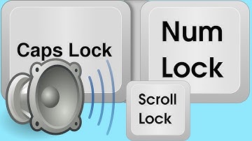 Caps Lock-Num Lock-Scroll Lock Turn key Tones On or Off