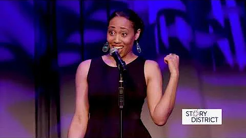 Carol Moore at Story District's Funnier Than Fiction