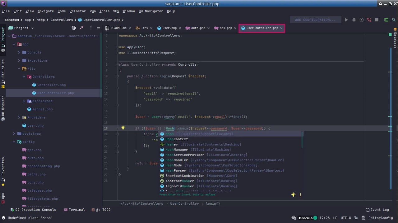Laravel Sanctum - API Rest - YouTube