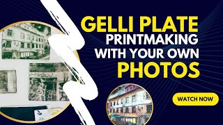 Gelli Plate Transfers With Your Own Photos! 🎨 ❤