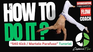 Martelo Parafuso (540 kick) Tutorial Fabio Santos English