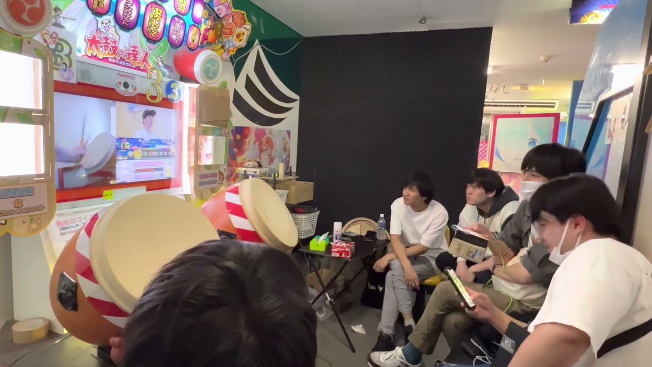 せいぢ？達人狙い配信ライブビューイング会場の様子