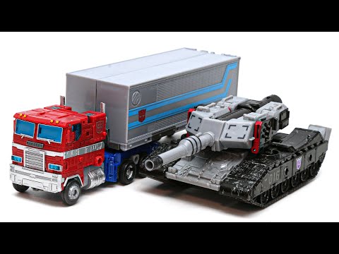 Transformers WFC Earthrise <strong>Megatron</strong> Optimus Prime Truck Tank Vehicle Car Robot Toys