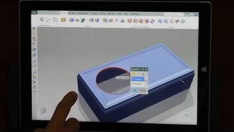 NX CAD Quick Tips: Touch Screen Interface - Gestures, Commands