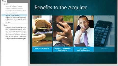 MasterCard Payment Facilitator Module 1