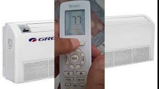 How to change temperature's units on Gree remote