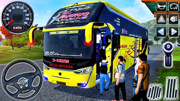 Indian Coach Bus Scania Driving - Bus Simulator Indonesia #39 - Android GamePlay