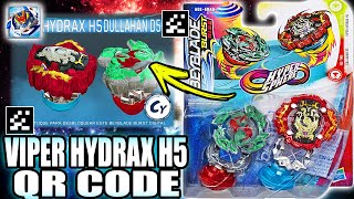 QR CODES VIPER HYDRAX H5 DULLAHAN D5 BEYBLADE BURST RISE APP