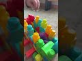 Cute Baby Girl Playing Colorful Lego USEFUL Activity for KIDS #lego #kids #short #marbles #shorts