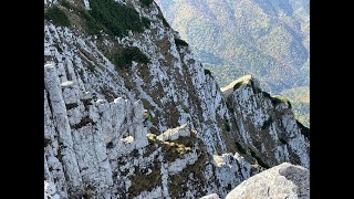 Muchia cu Fereastră (Muchiuţa Găuricii) 2B Muntii Piatra Craiului-free climbing