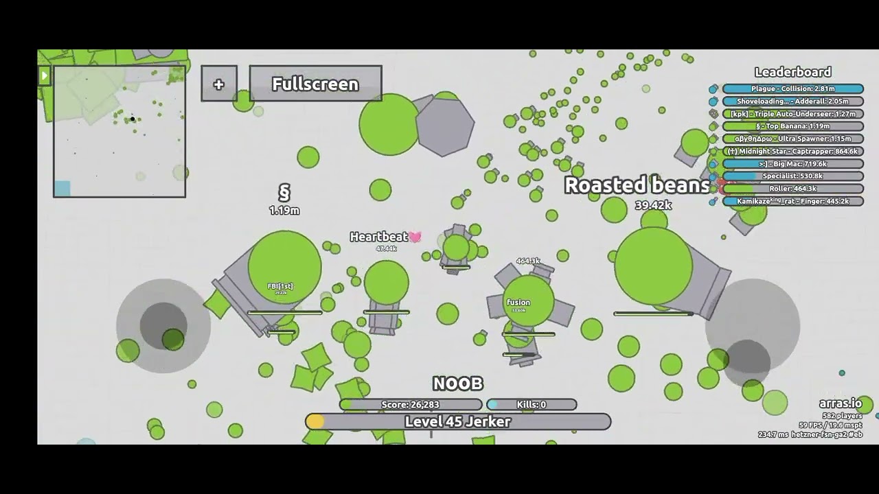 玩 arras.io因為 roblox 把聊天拿走所以選擇玩arras.io