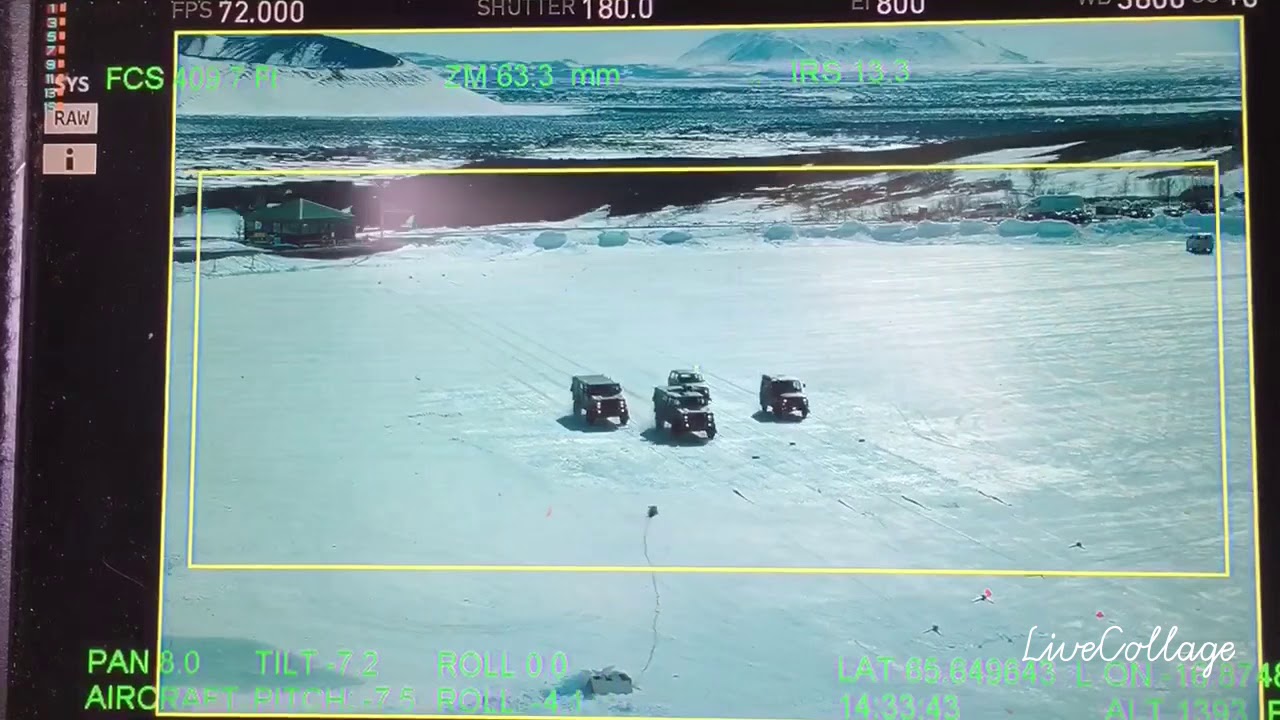 Fred North stunt helicopter filming for Fast and Furious 8 in Iceland