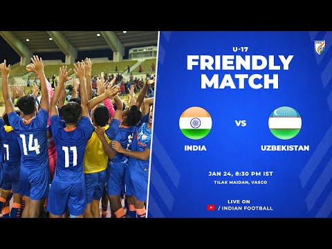 India U-17 vs Uzbekistan U-17 | Friendly Match