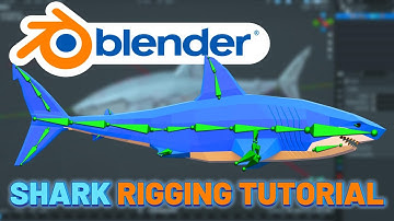Shark Rigging in Blender 4.0 Tutorial | By Malikose Studio