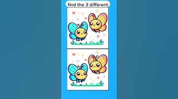 find the 3 different || #236 || finding || #puzzle​ #different #game #shorts #shortfeed