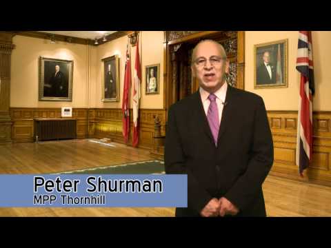 Peter Shurman brings Holiday Greetings to Thornhill