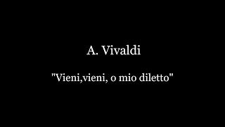 A. Vivaldi - &quot;Vieni, vieni, o mio diletto&quot; Accompaniment / Karaoke